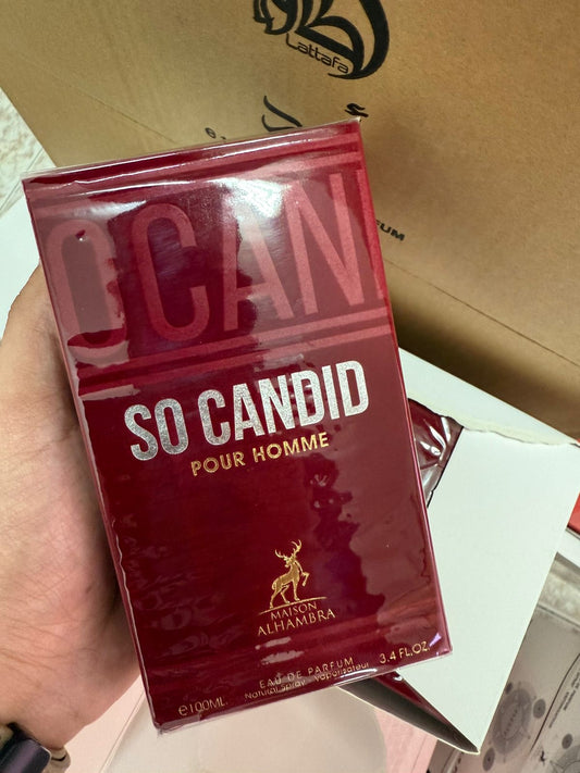 SO CANDID POUR HOMME